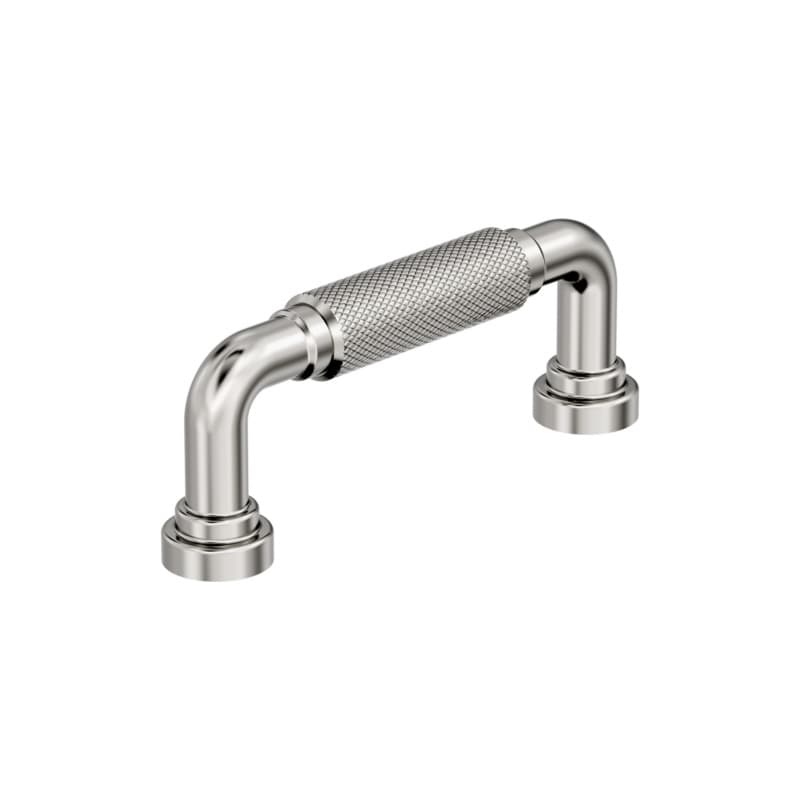 3" Collet Cabinet Pull, Polished Nickel
