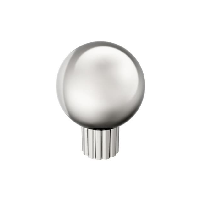 29mm Cowrie Cabinet Knob, Polished Nickel