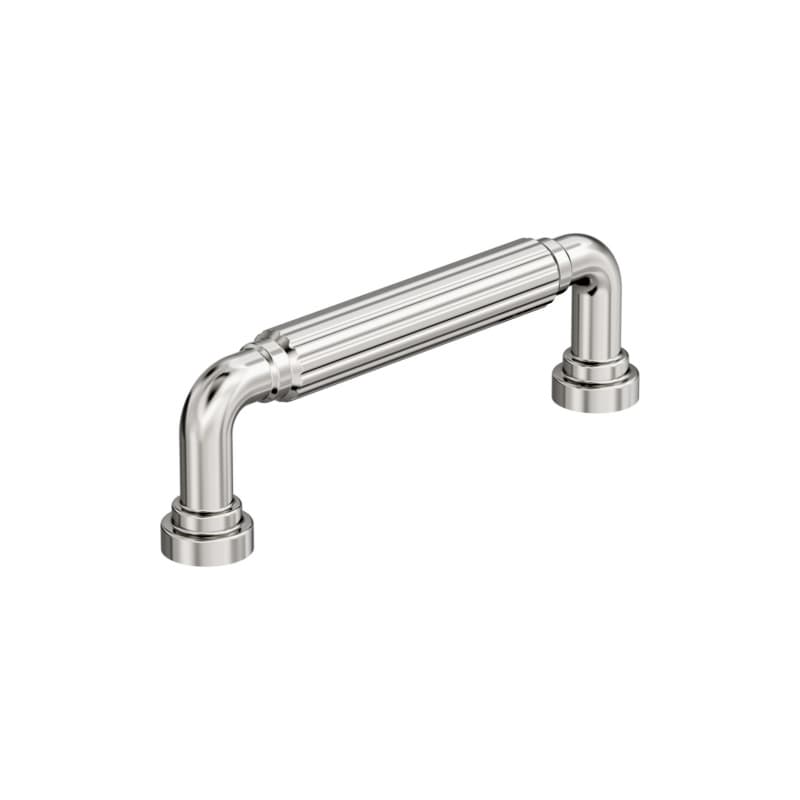 3-3/4" Cowrie Cabinet Pull, Polished Nickel