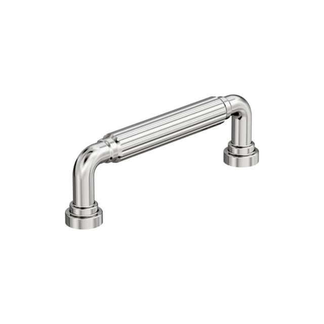3-3/4" Cowrie Cabinet Pull, Polished Nickel