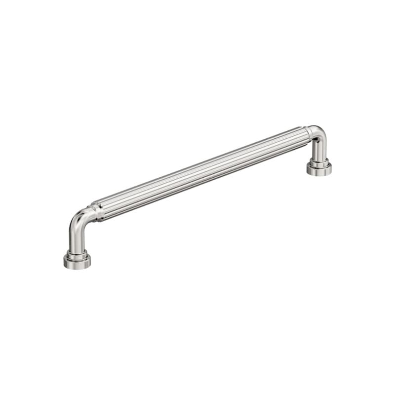 8-13/16" Cowrie Cabinet Pull, Polished Nickel