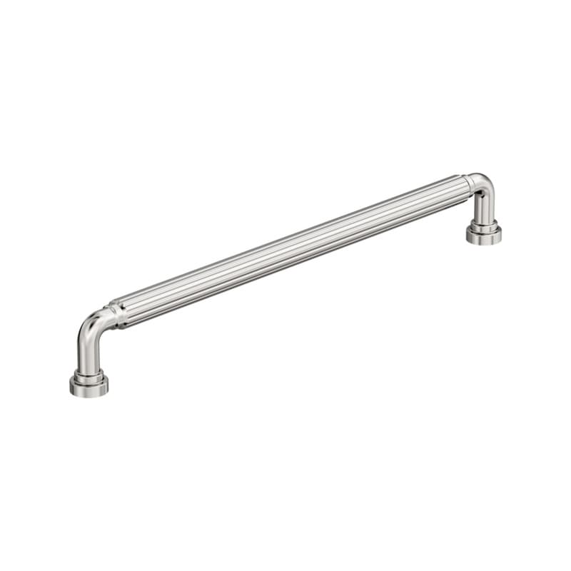 10-1/16" Cowrie Cabinet Pull, Polished Nickel