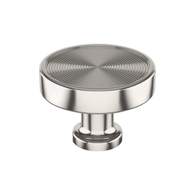 1-3/4" Dupont Circle Cabinet Knob, Polished Nickel