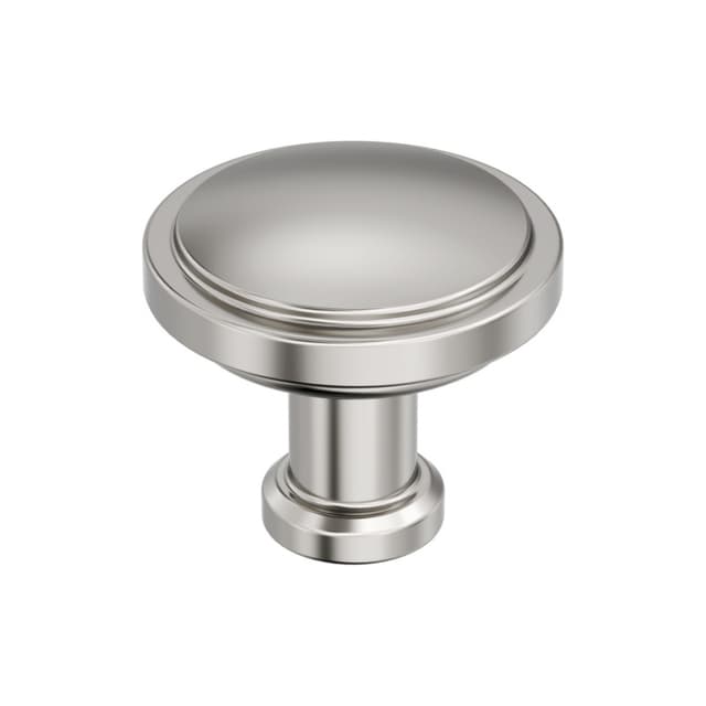 1-1/4" Faircrest Cabinet Knob, Polished Nickel