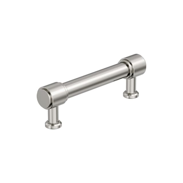 96mm Faircrest Cabinet Pull, Polished Nickel