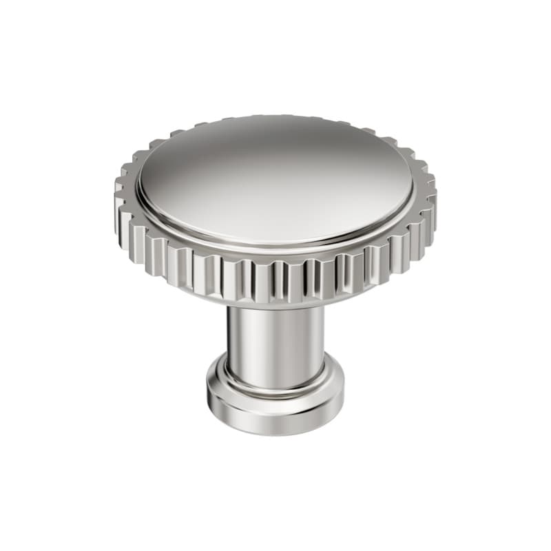 1-1/4" Farewind Cabinet Knob, Polished Nickel