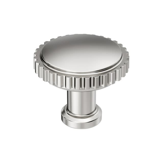 1-1/4" Farewind Cabinet Knob, Polished Nickel