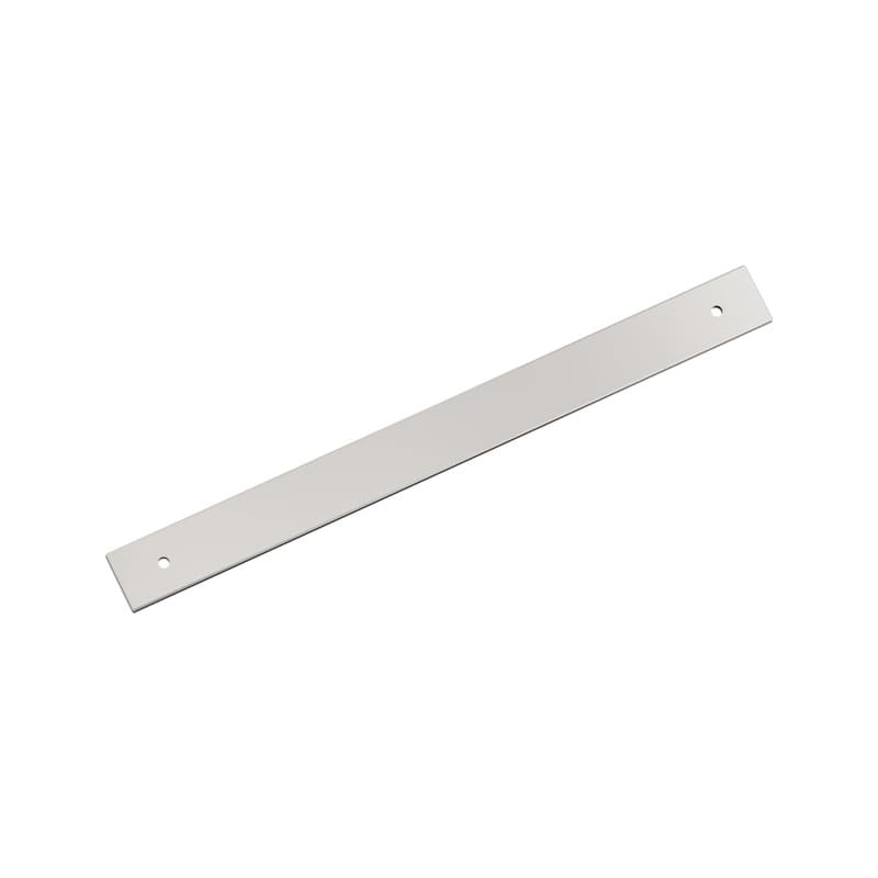 305mm Ladera Rectangle Appliance Pull Backplate, Polished Nickel