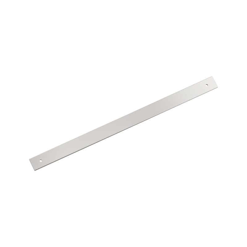 457mm Ladera Rectangle Appliance Pull Backplate, Polished Nickel