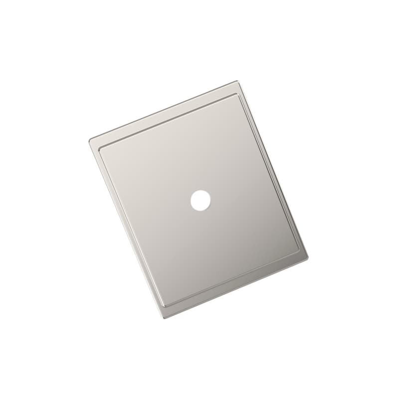 1-5/8" Maymont Knob Backplate, Polished Nickel