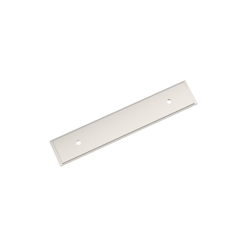 3-3/4" Maymont Pull Backplate, Polished Nickel