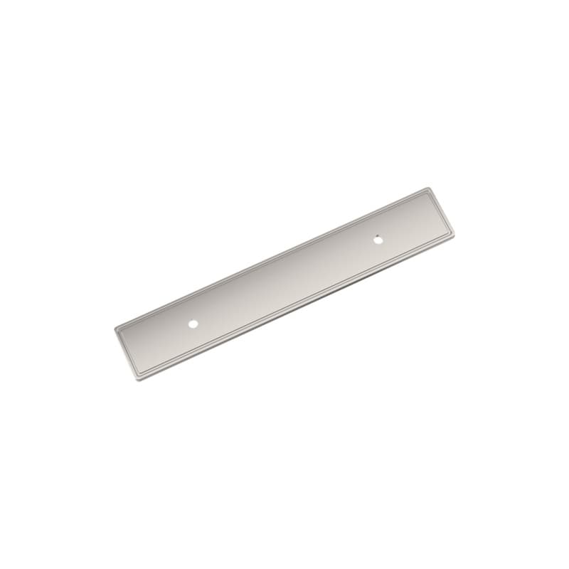 3-3/4" Thoreau Pull Backplate, Polished Nickel