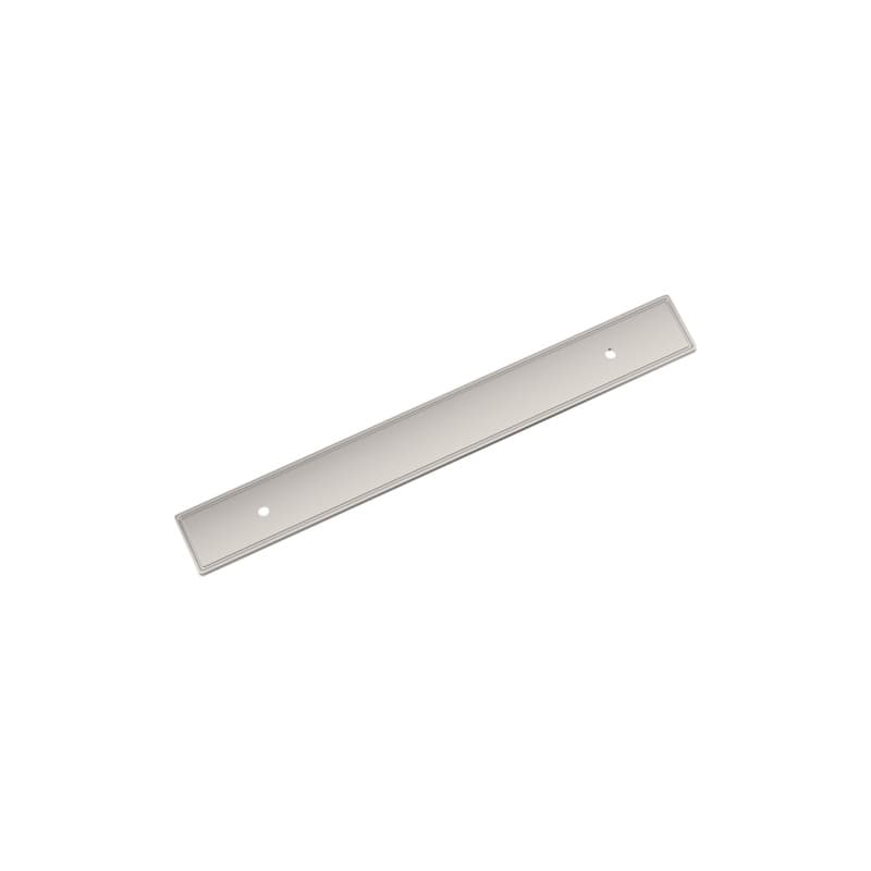160mm Thoreau Rectangle Backplate, Polished Nickel