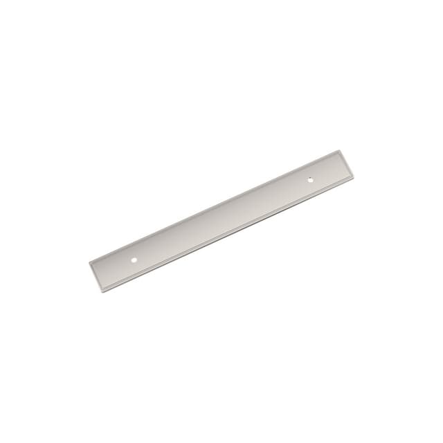 160mm Thoreau Rectangle Backplate, Polished Nickel