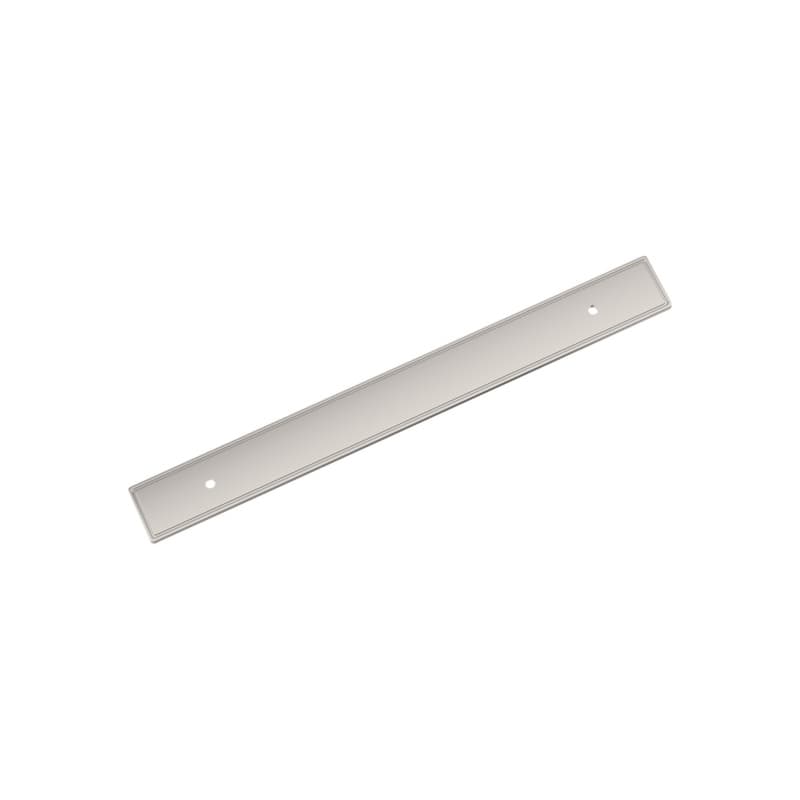 192mm Thoreau Rectangle Backplate, Polished Nickel