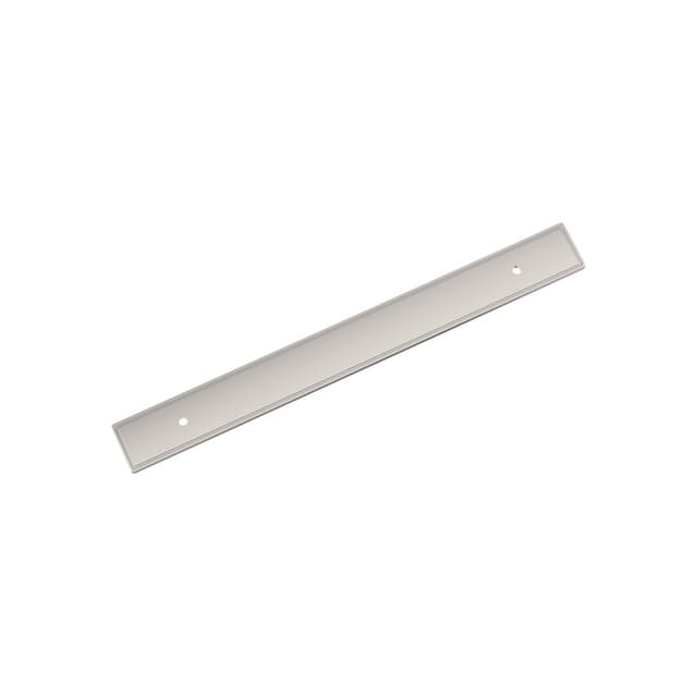 192mm Thoreau Rectangle Backplate, Polished Nickel