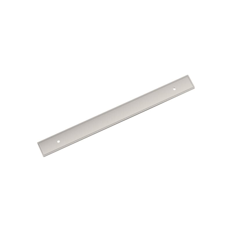 224mm Thoreau Rectangle Backplate, Polished Nickel