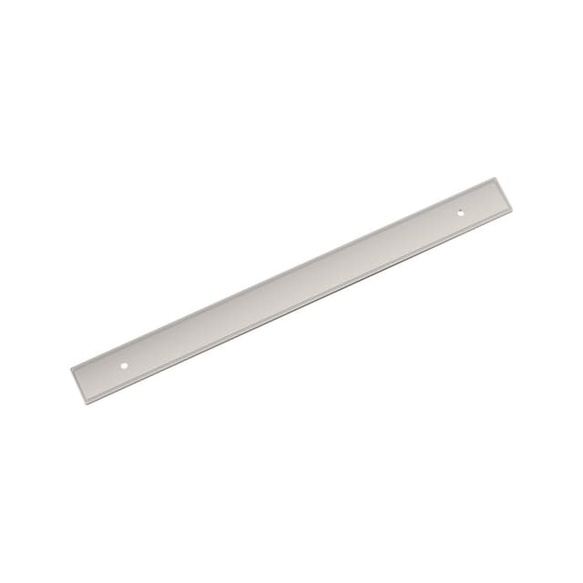 256mm Thoreau Rectangle Backplate, Polished Nickel