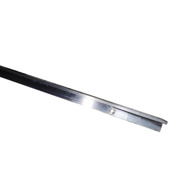21" Hanging File Rail, with Holes, L-Shaped, 1/2" x 1/2", Aluminum