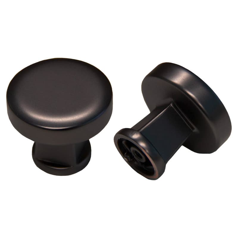 32mm Colorado Round Knob, Dark Pewter