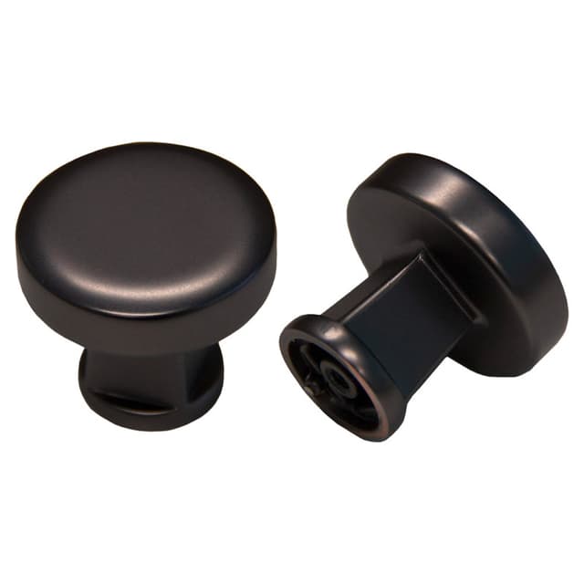 32mm Colorado Round Knob, Dark Pewter