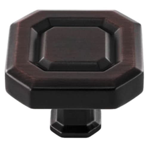 39.5mm Florence Square Knob, Oil-Rubbed Bronze