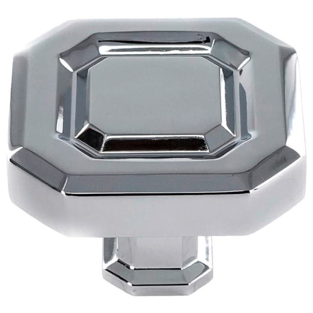 45mm Monaco Square Knob, Polished Chrome