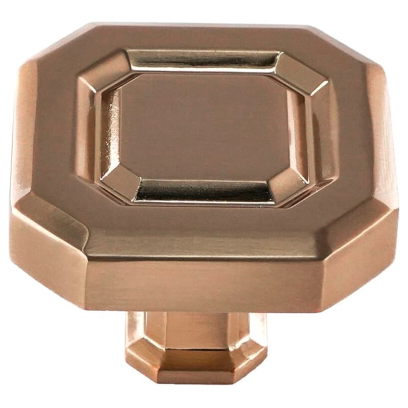 45mm Monaco Square Knob, Rose Gold