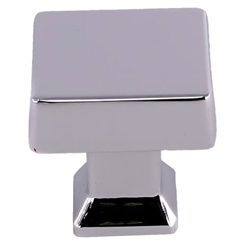 29.8mm Colorado Square Knob, Polished Chrome
