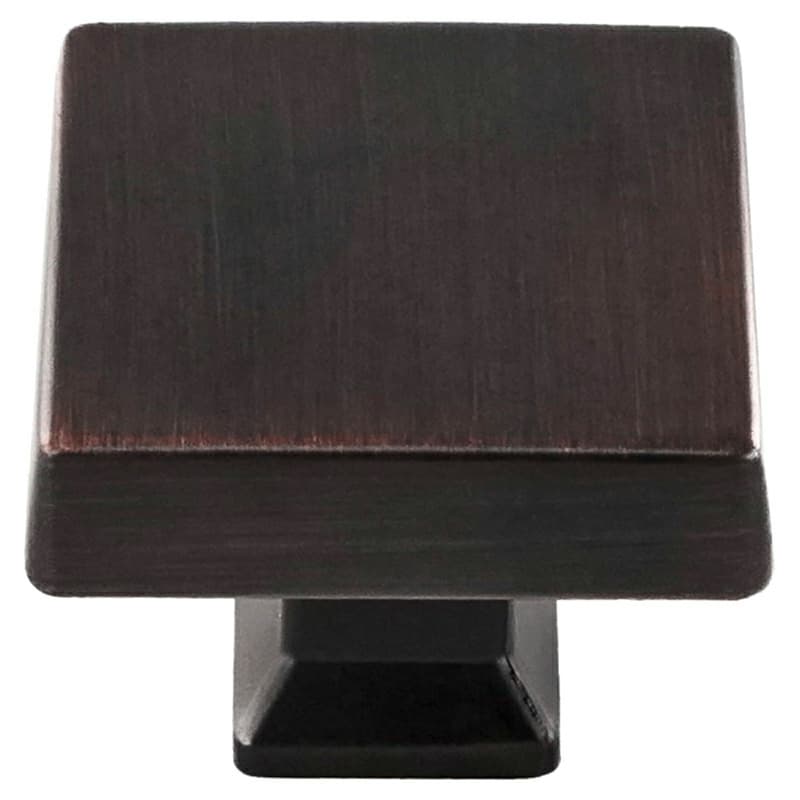 37mm Colorado Square Oversized Knob, Dark Pewter