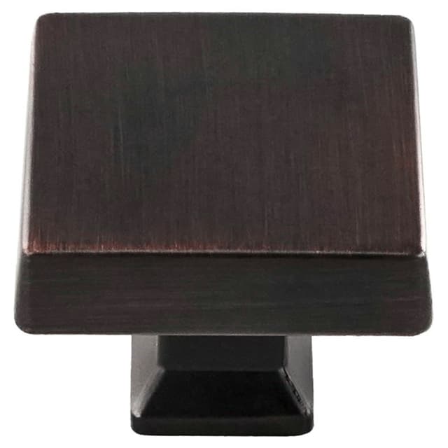 37mm Colorado Square Oversized Knob, Dark Pewter