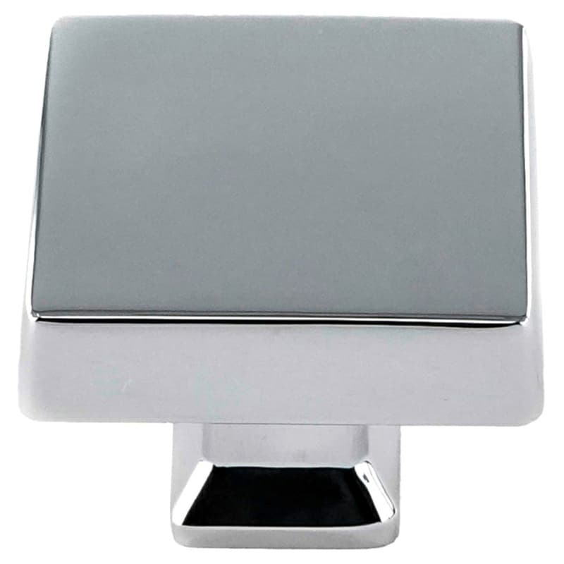 37mm Colorado Square Oversized Knob, Polished Chrome