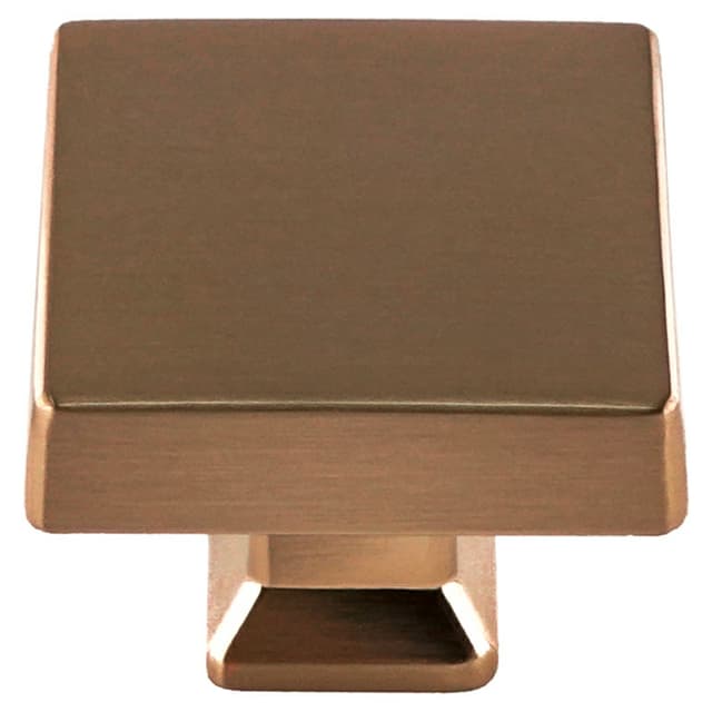 37mm Colorado Square Oversized Knob, Rose Gold