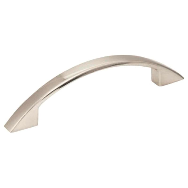 96mm Arch Pull with Breakaway Screw, Satin Nickel