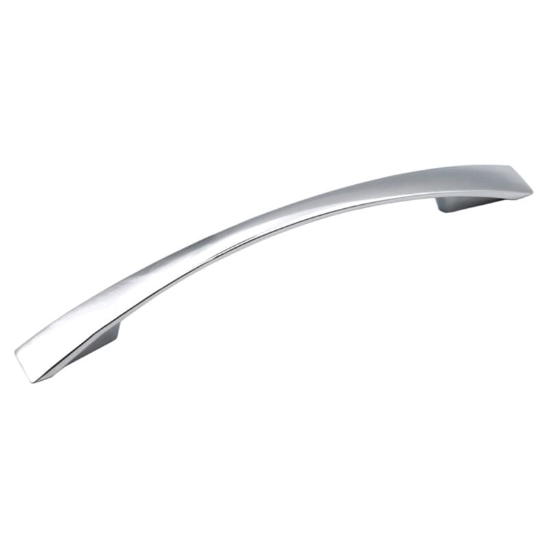 128mm Modern Bow Pull, Polished Chrome