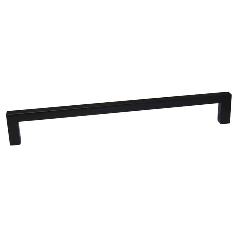 224mm Square Pull, Matte Black