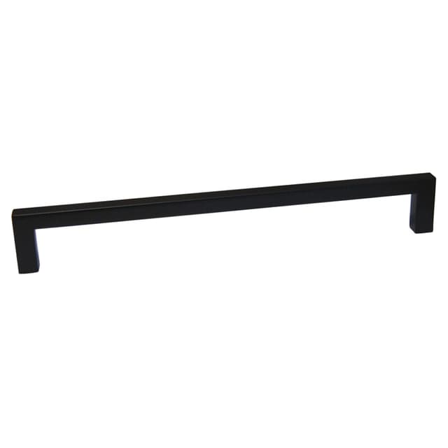 224mm Square Pull, Matte Black
