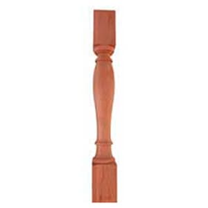3-1/2" x 3-1/2" x 35-1/4" Turned Post, Maple