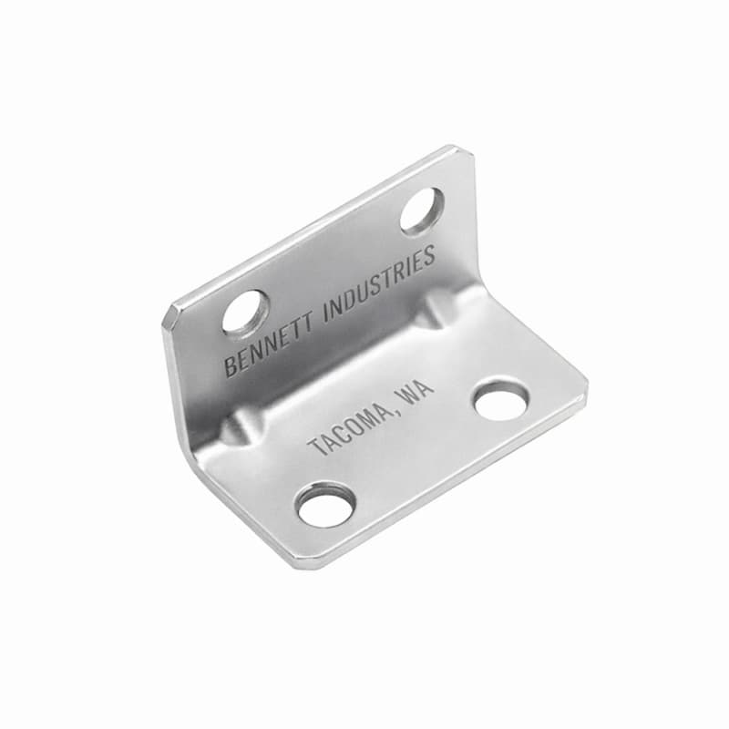 PRO .95" x .95" x 1.75" long 4 Hole Corner Brace, Zinc