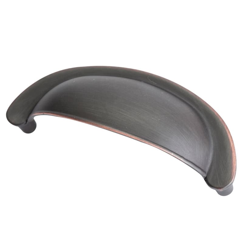 3" Classic Cup Pull, Oil-Rubbed Bronze
