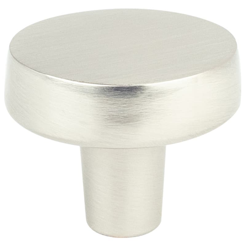 1-7/32" Mod Round Knob, Satin Nickel