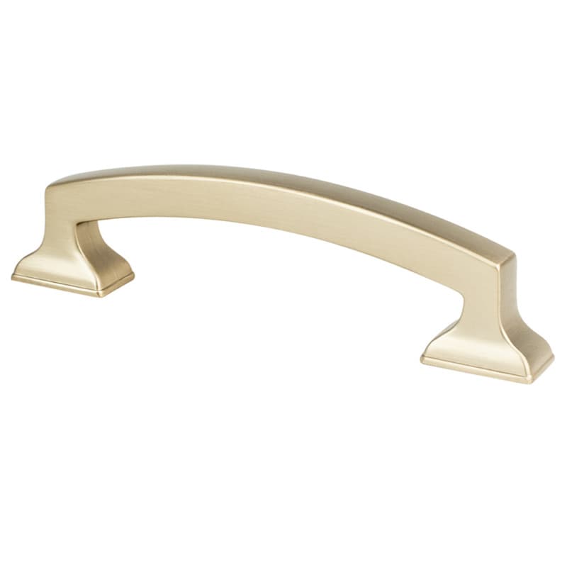 96mm Mod Arch Pull, Satin Champagne