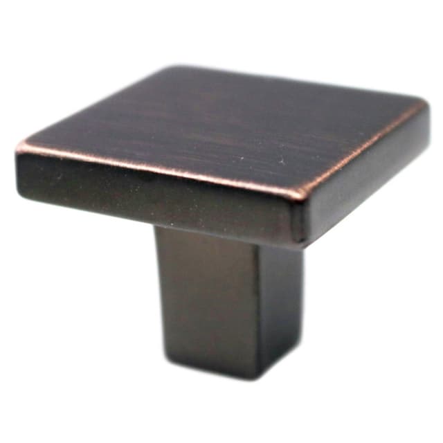1-1/4" Premier Square Knob, Oil-Rubbed Bronze