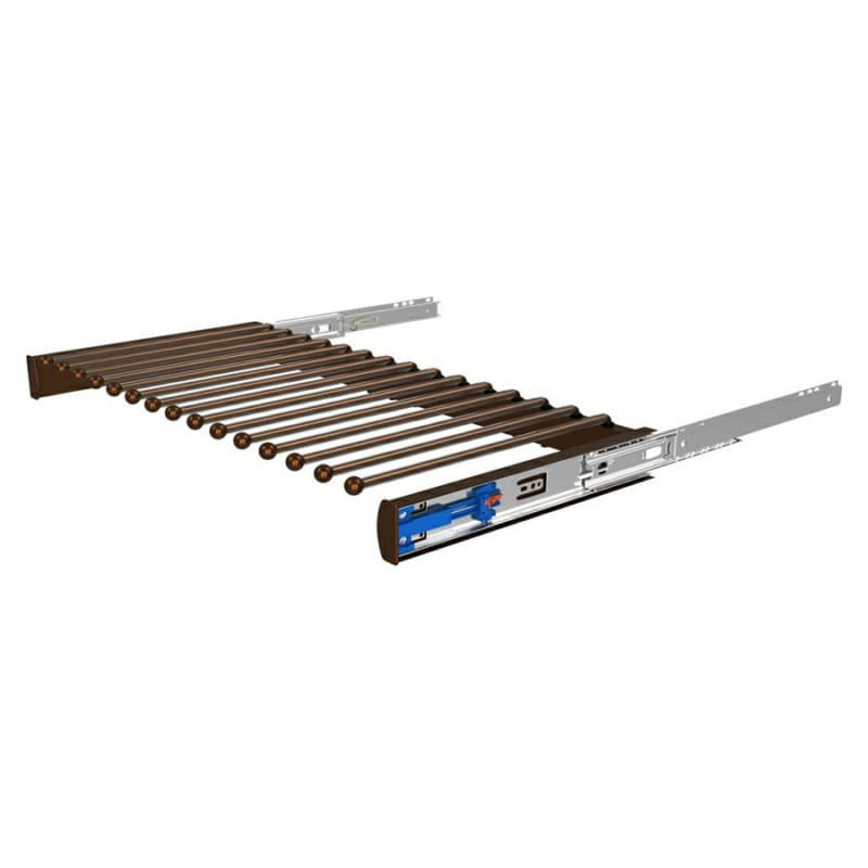 30" Sidelines Pullout Pant Rack, Bronze Finish
