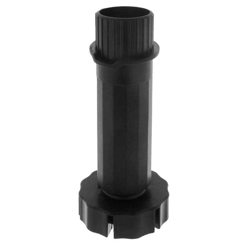 3-3/4" - 6-1/4" Leg Leveler, ABS Black