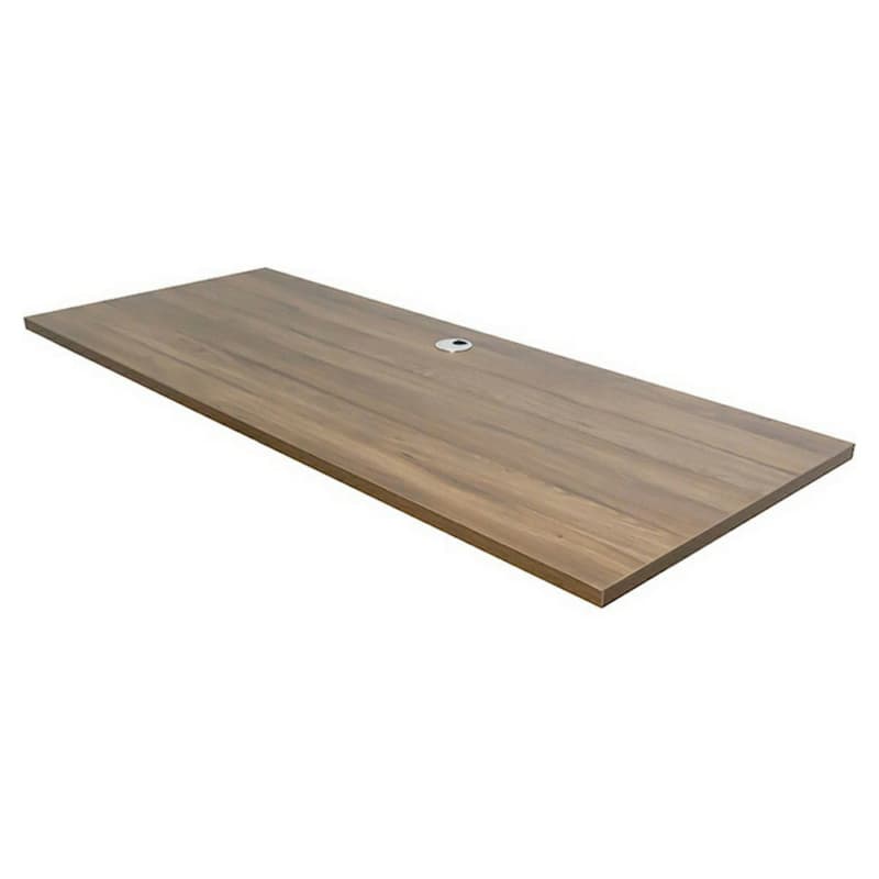 70-7/8" Wide x 23-5/8" Deep Rectangular Desk Top, Walnut