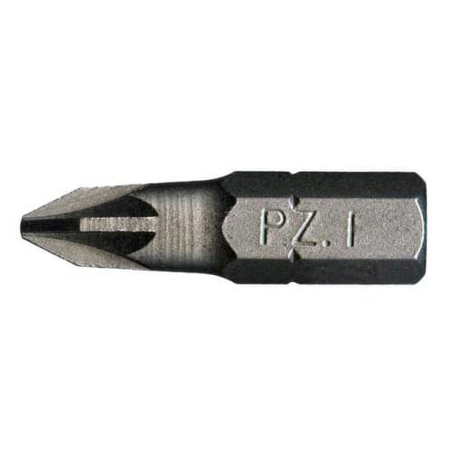 #1 x 1" Pozi Drive Insert Bit (10/Pack)