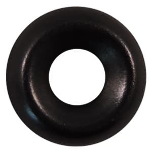 #06 Finish Cup Washer, Black, 500/Pack