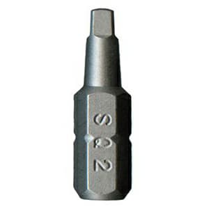 #2 x 1" Square Drive Insert Bit (100/Pack)