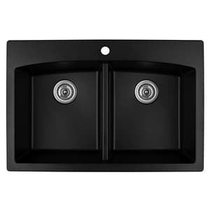 Karran QT-710 Quartz Series Top Mount Composite Bowl Kitchen Sink